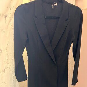 H&M Black Blazer Dress